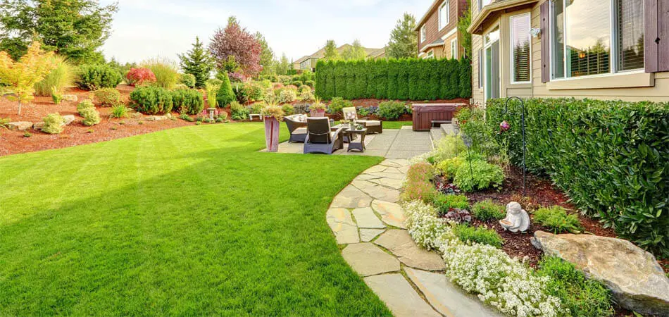 New back yard landscaping installation in Lenawee, %%state.